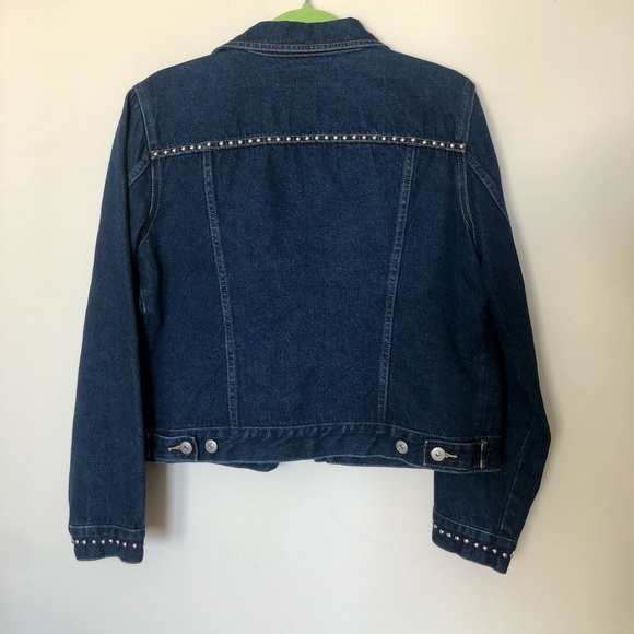 Dark denim jean jacket - express L - Picture 2 of 7